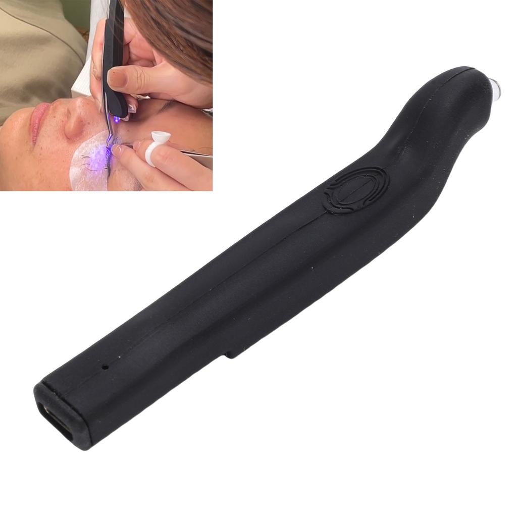 Lash Tweezer Lamp Silicone Cordless Mini Gel Quick Curing Light Portable Handheld Lash Extension Lamp for Nail Art