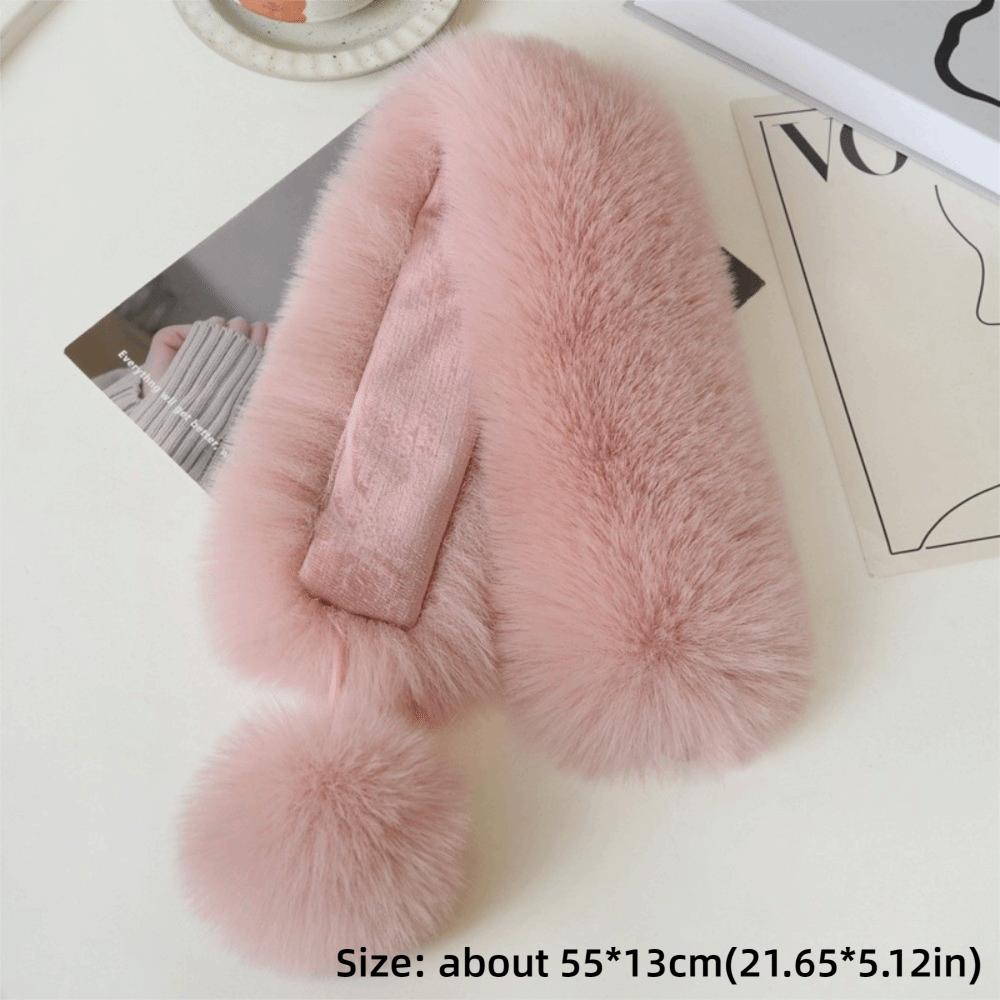 Soft Cross Neck Warmer Thickened Neck Warm and Shawl Casual Neck Collar