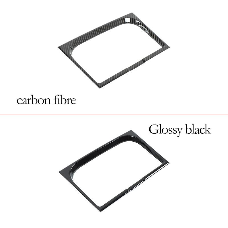 ABS Carbon Fiber For Land Rover Discovery Sport 2026 2026 Car Center Console Water Cup Frame Decorative Sticker Car Accessories
