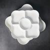 Ceramic Five-Compartment Fruit Platter for Household or Commercial Use