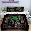 3pcs Steven Rhodes Bedding Set Duvet Cover Closure Includes 1 Duvet Cover & 2 Pillowcases, Soft and Comfortable for All Seasons.