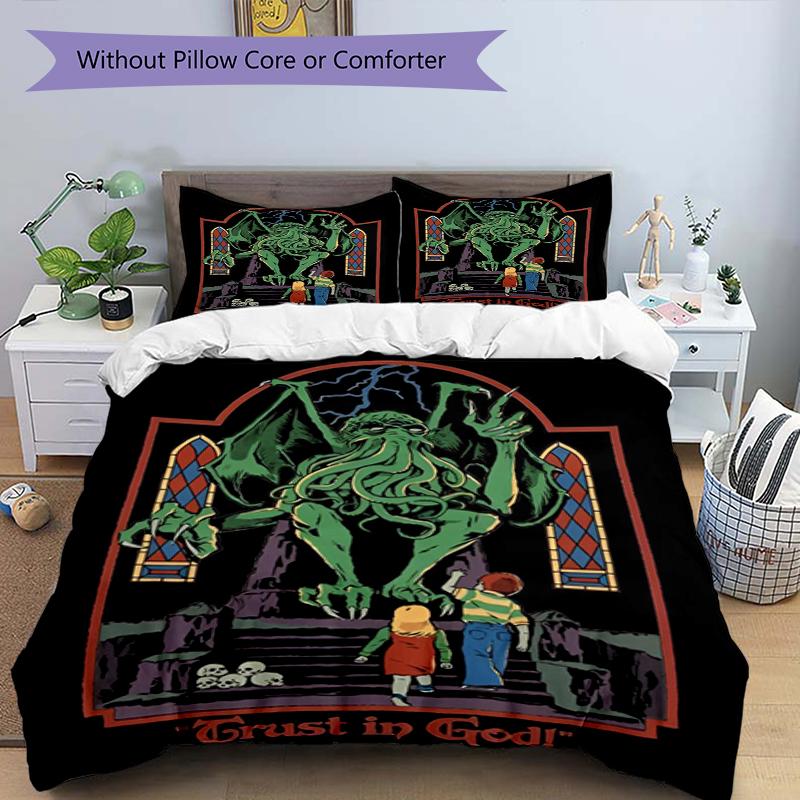 3pcs Steven Rhodes Bedding Set Duvet Cover Closure Includes 1 Duvet Cover & 2 Pillowcases, Soft and Comfortable for All Seasons.