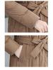 Women's Korean Style Waist-Hugging Cotton Coat with Detachable Hood - Mid-Length, Loose, Slimming, Cold-Proof Winter Outerwear