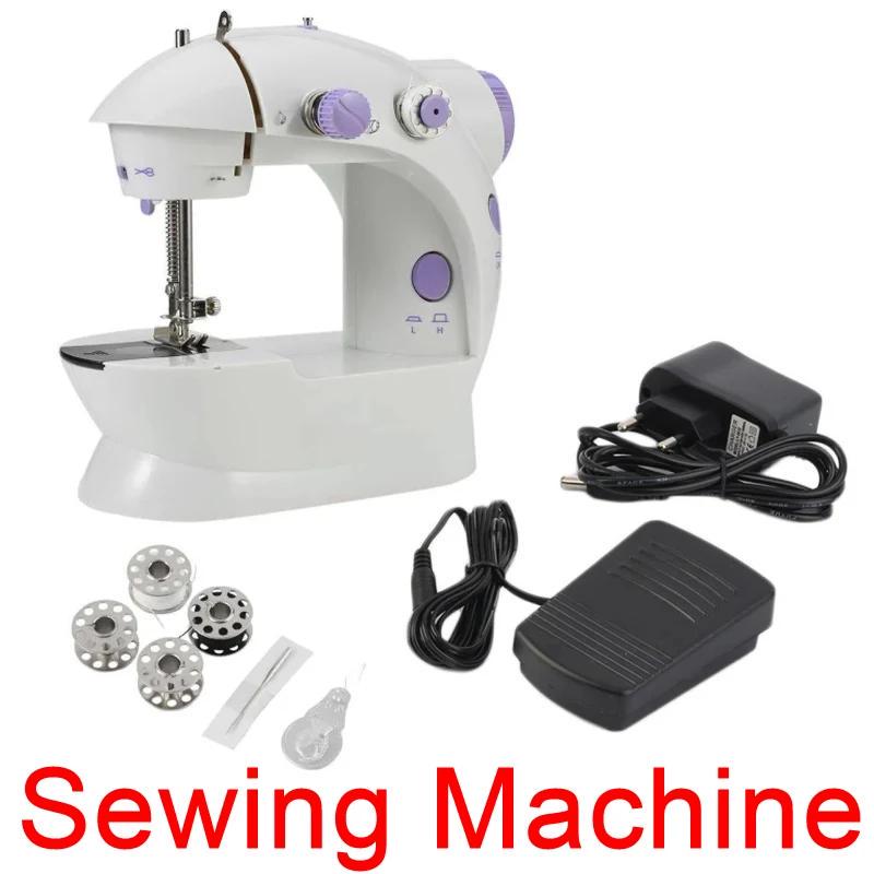 Buy Mini Handheld Sewing Machines Stitch Sew Needlework Fabrics
