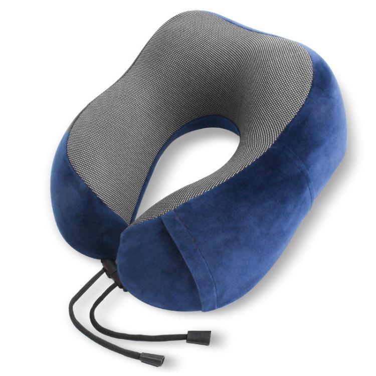 Memory Cotton U-shaped Pillow Travel Pillow U-shaped Neck Pillow Magnetic Cloth Neck Protection Pillow