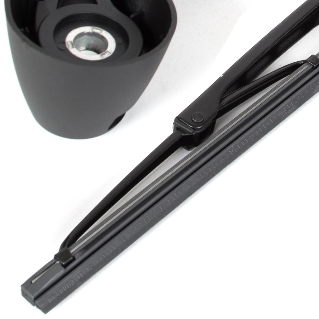 Seat Leon I 99-06 Rear Wiper Arm with Blade, Wiper Arm Has Slot for Washer Jet, with Rear Window Washer Nozzle KPL