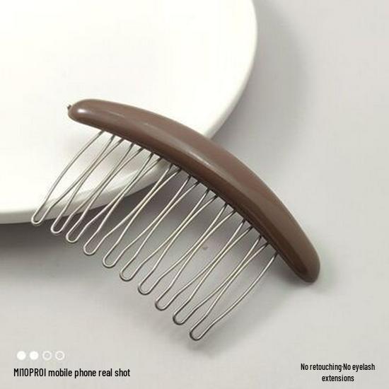 Korean Seamless Backcombing Hair Clip: Sweet Bangs Side Comb Hairpin for Girls & Babies