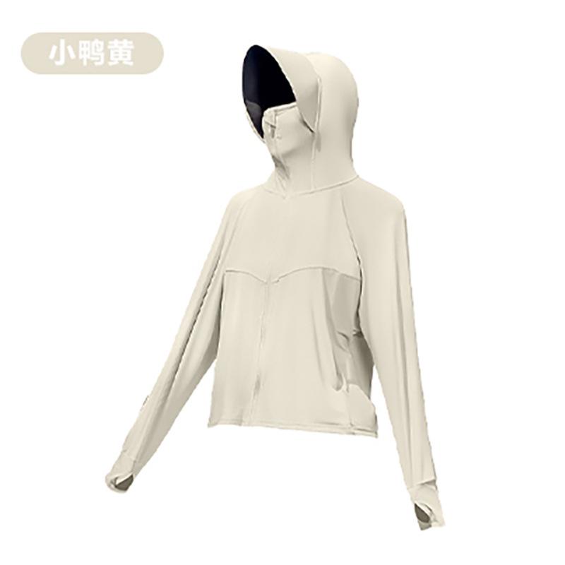 Women's cooling sun-protective shirt, summer thin UV-blocking long-sleeve jacket, 1011 new original yarn outdoor sun-protective clothing