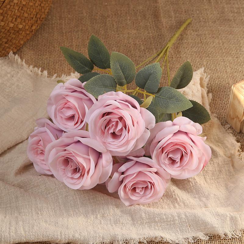 Rose Silk Flowers Party Decoration For Weddings And Celebrations
