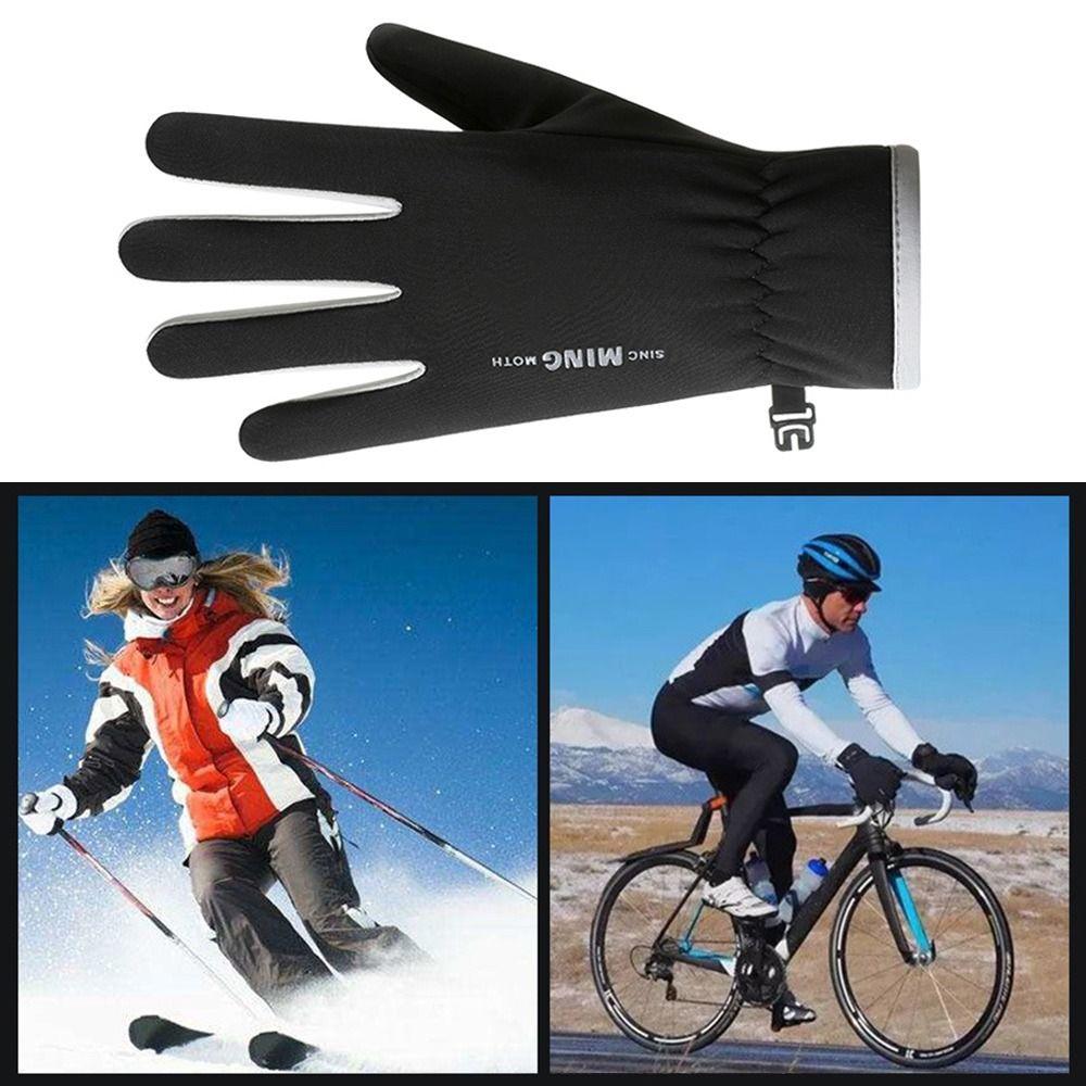 Nonslip Cycling Gloves Warm Ski Gloves Fashion Winter Gloves  Skiing
