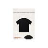 Li Ning Vital Series Solid Color Round Neck Comfortable Breathable Loose Short Sleeve T-Shirt Unisex Tops Black AHSU925-2