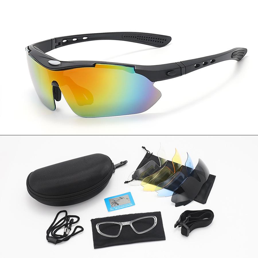 Cycling glasses, colorful and stylish, unisex, windproof and dustproof, polarized mountain bike outdoor sports glasses CY-01