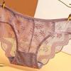 4 Stück Damen Spitzenhöschen Low Rise Unterwäsche Trendy Spitzen Slips Weiche Unterhosen Dessous
