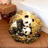 1 PC Automatic Folding Umbrella - Panda Pattern, Portable & Foldable Design with 8 Ribs, Christmas Birthday Gifts
