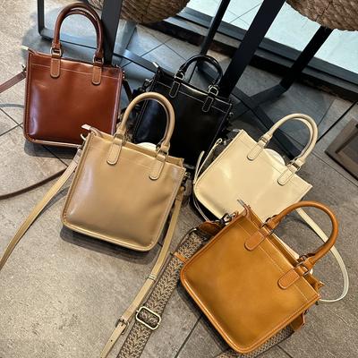 Small Bag Women's Commuter Tote Bag New Shoulder Messenger Bag Square Portable Women's Bag