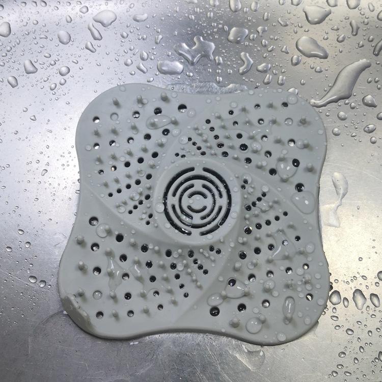 

Anti-Clogging Shower Drain Cover & Deodorizer серый