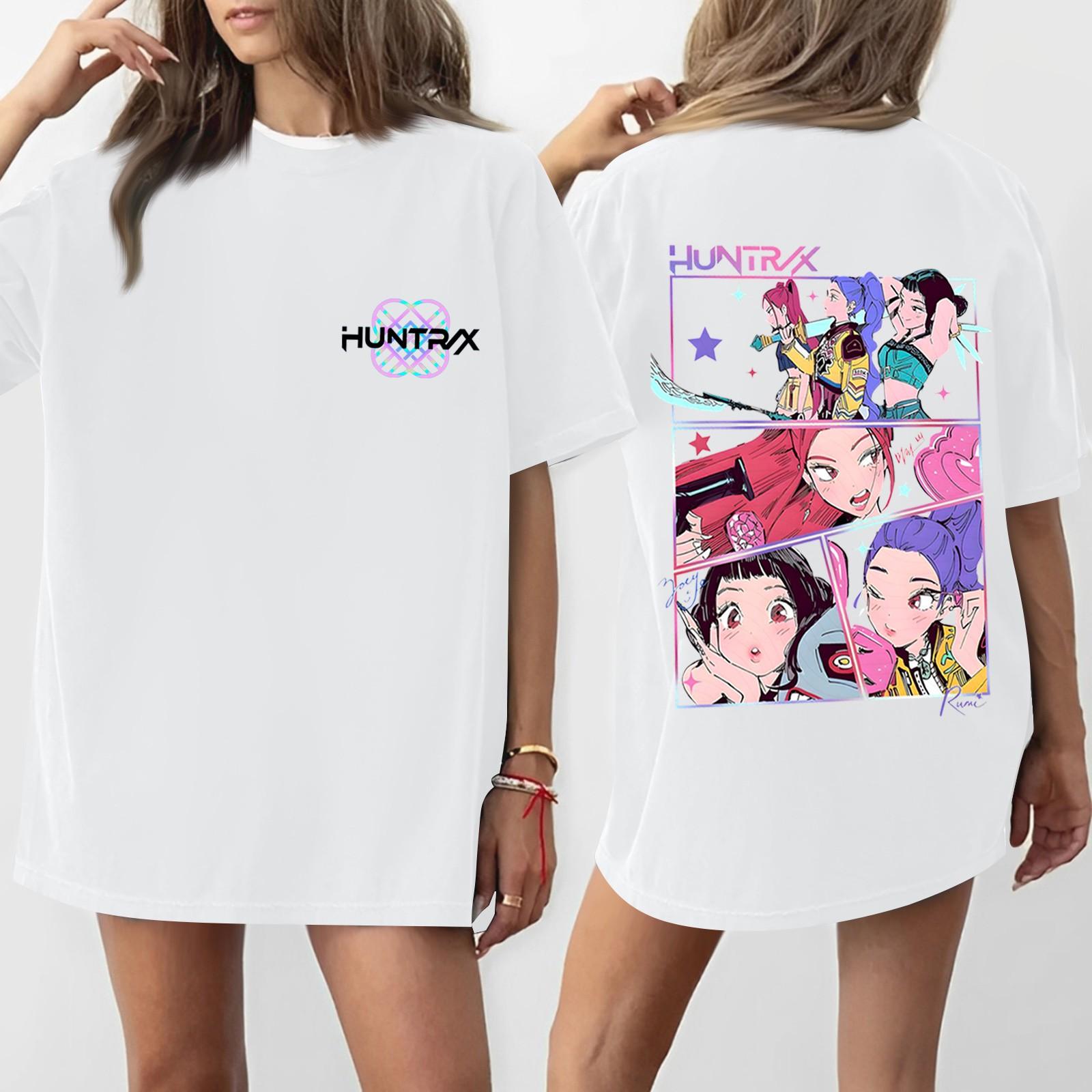 

Женская футболка с круглым вырезом и короткими рукавами с принтом XL белый