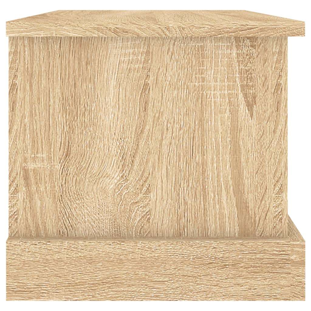 Vidaxl Skrzynia, Dąb Sonoma, 50X30X28 Cm, Materiał Drewnopochodny