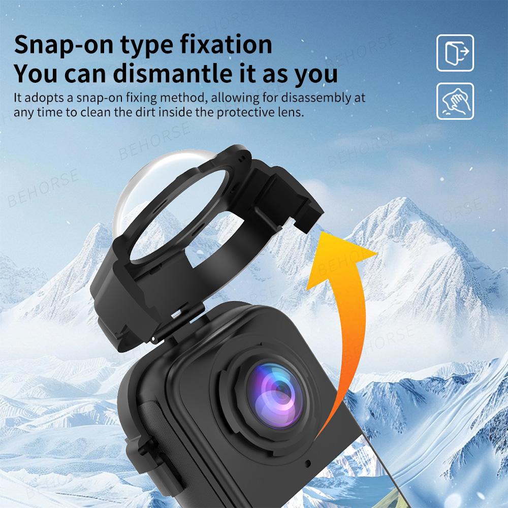 Glass Lens Cap for Insta360 X4 Air Anti-fog Anti-scratch Protection Lens Protector Cover For Insta360 X4 Air Camera Accessories