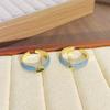 Macaron Color Set, Colored Zircon Dripping Oil, Fine Open Ring, Niche Design, Index Finger Ring, Women'S Model.