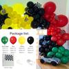 Car Race Balloons Party Supplies Race Car Theme Birthday Party Garland Arch Racing Car Boy Birthday Party Baby Shower Decoration