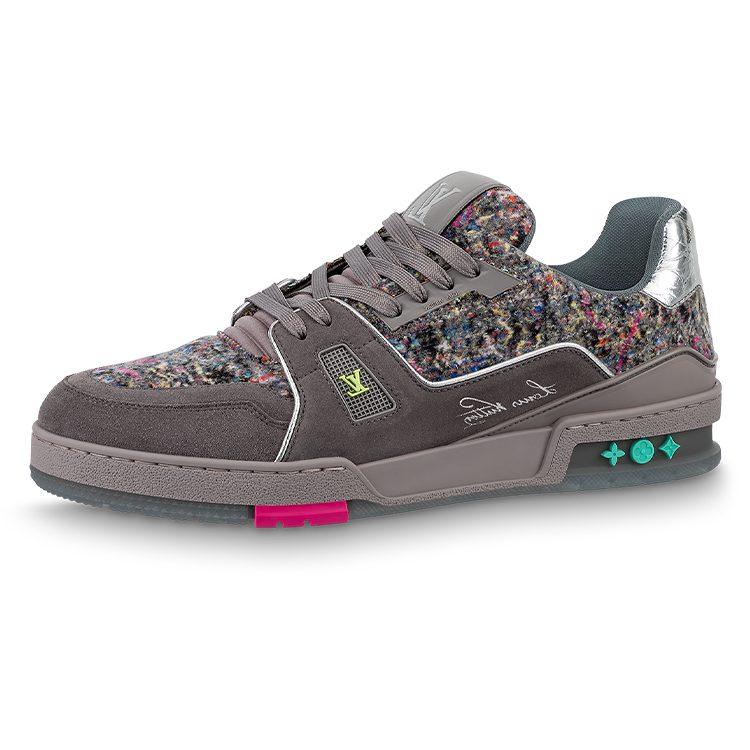 Louis Vuitton Lv Trainers 'Grey With Colorful Mesh' 1A998B