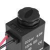 2P02508 DC24V PT 14" Threaded Plastic Electric Solenoid Valve for Water  Air  Oil