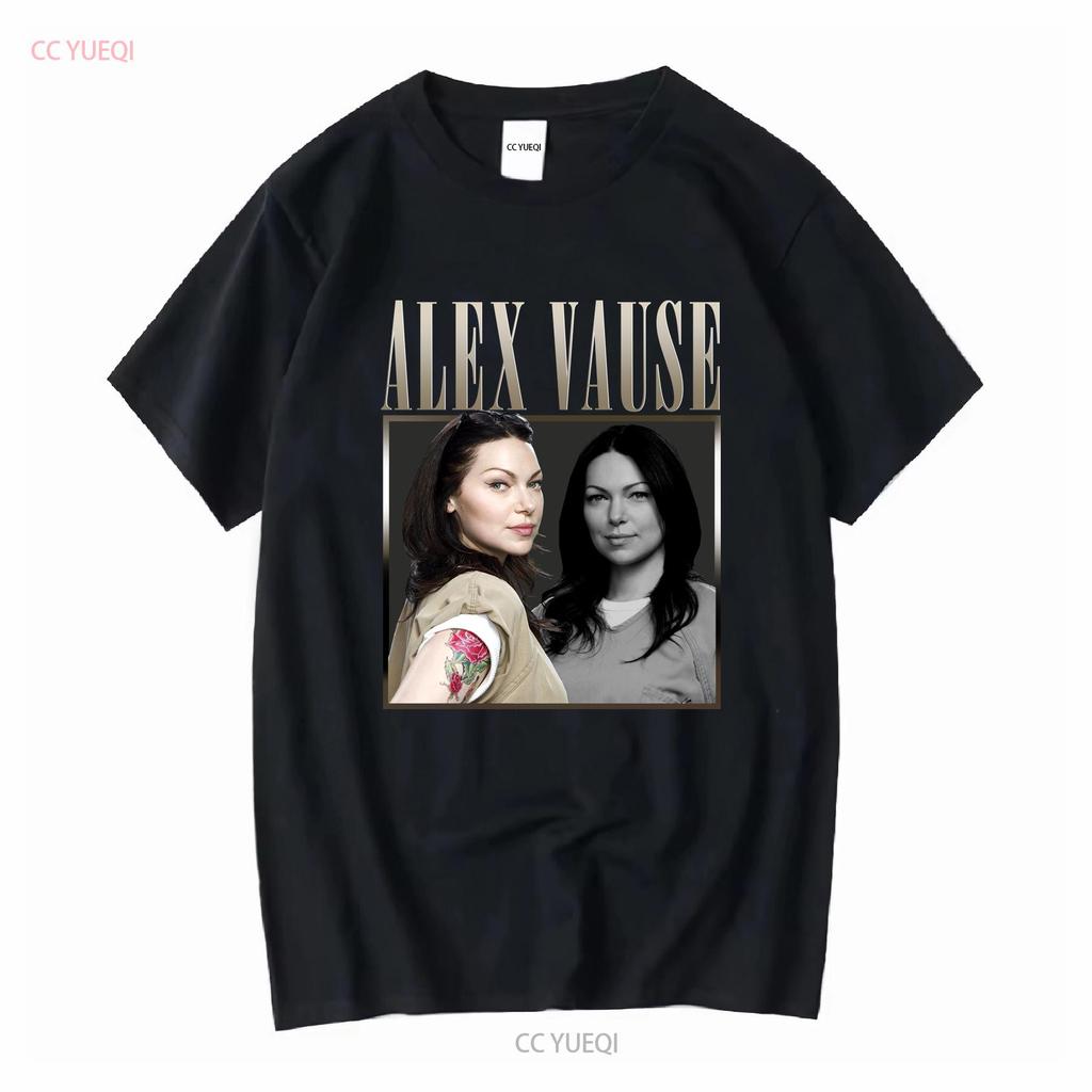 Alex Vause Vintage T shirt SweaT 90s s Laura Prepon Vintange long or short sleeves vintage Washed Casual fashion Stretched
