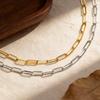 Simple Small Square Chain Necklace, Versatile And Cold Wind Women'S Daily Casual Fashion Accessories Nc-2671