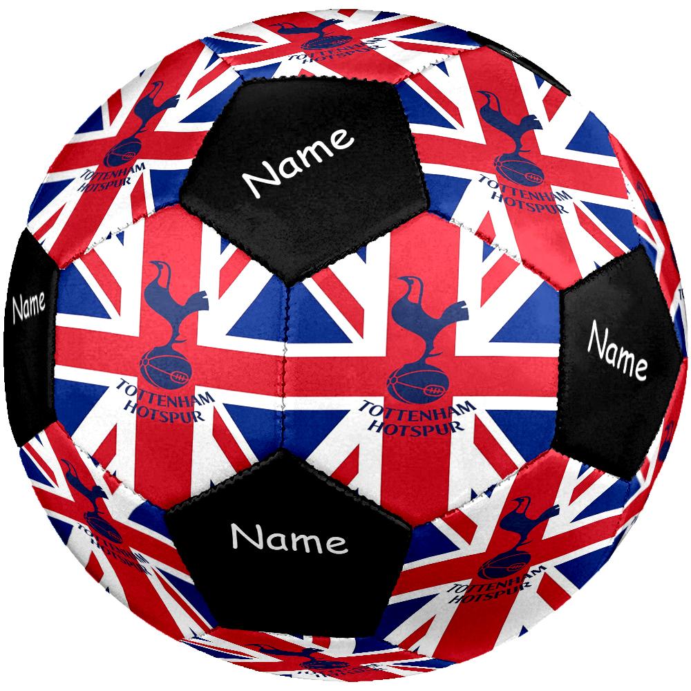 Individueller Name Tottenham Hotspur Thema Größe 5 Fußball, Geeignet für Indoor- und Outdoor-Spiele, ein Geschenk für jeden geeignet.