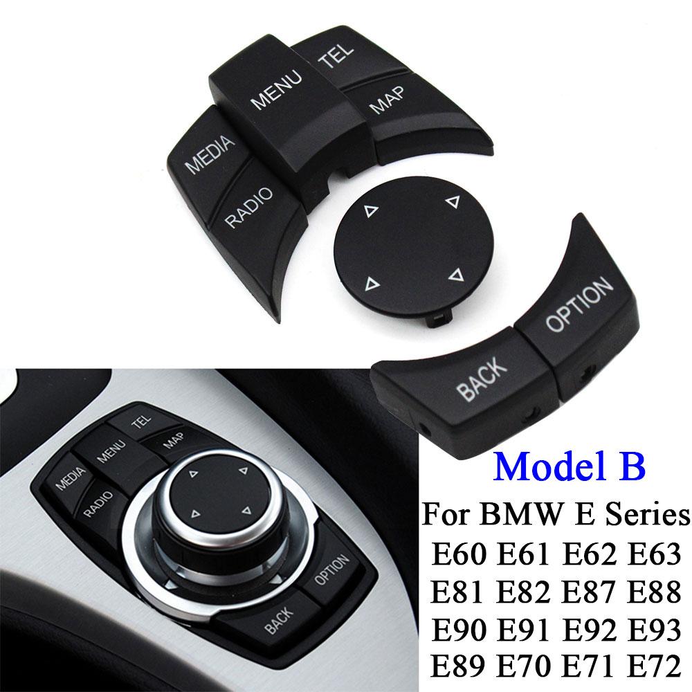 Interior mașină CIC Consolă Centrală Meniu Multimedia Buton Capac Comutator pentru BMW Seria E 1 3 5 X1 X5 X6 E87 E90 E91 E92 E60 E84