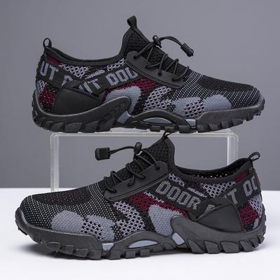 Mode Mode Übergröße Herrenschuhe Neu Outdoor Bergschuhe für Herren Mesh Atmungsaktiv Komfort Sneaker Herren Zapatillas Hombre