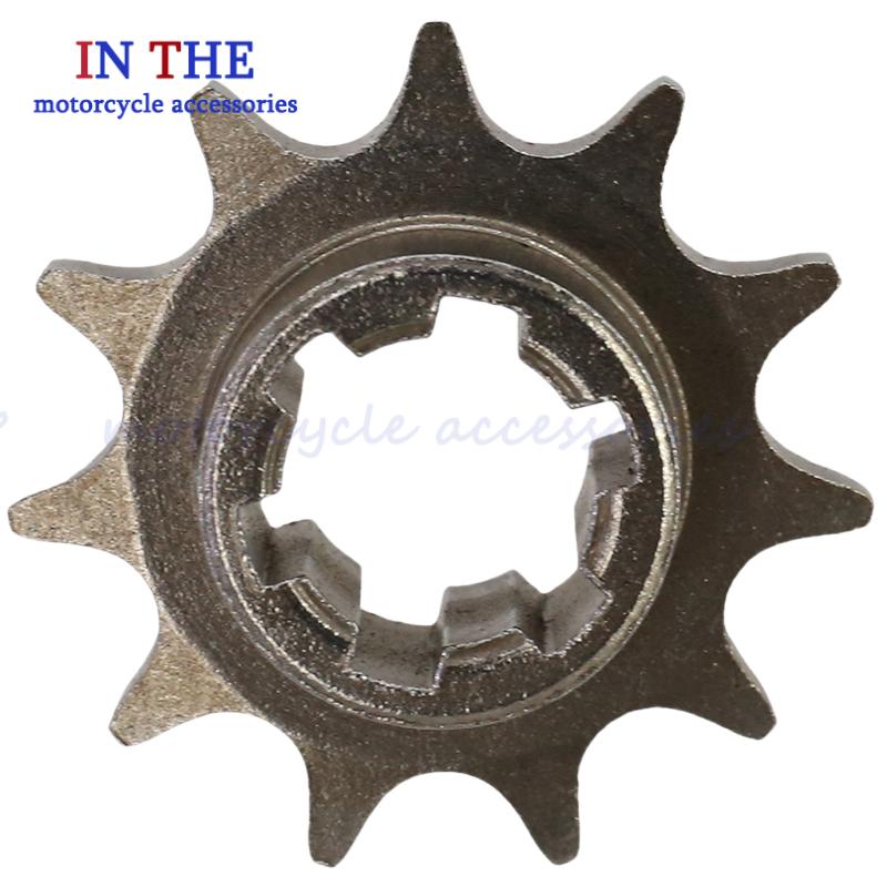Motorcycle T8F engine sprocket 11T 13T 17T 20T gear motor sprocket for pit mud mini bicycle lightweight motorcycle parts