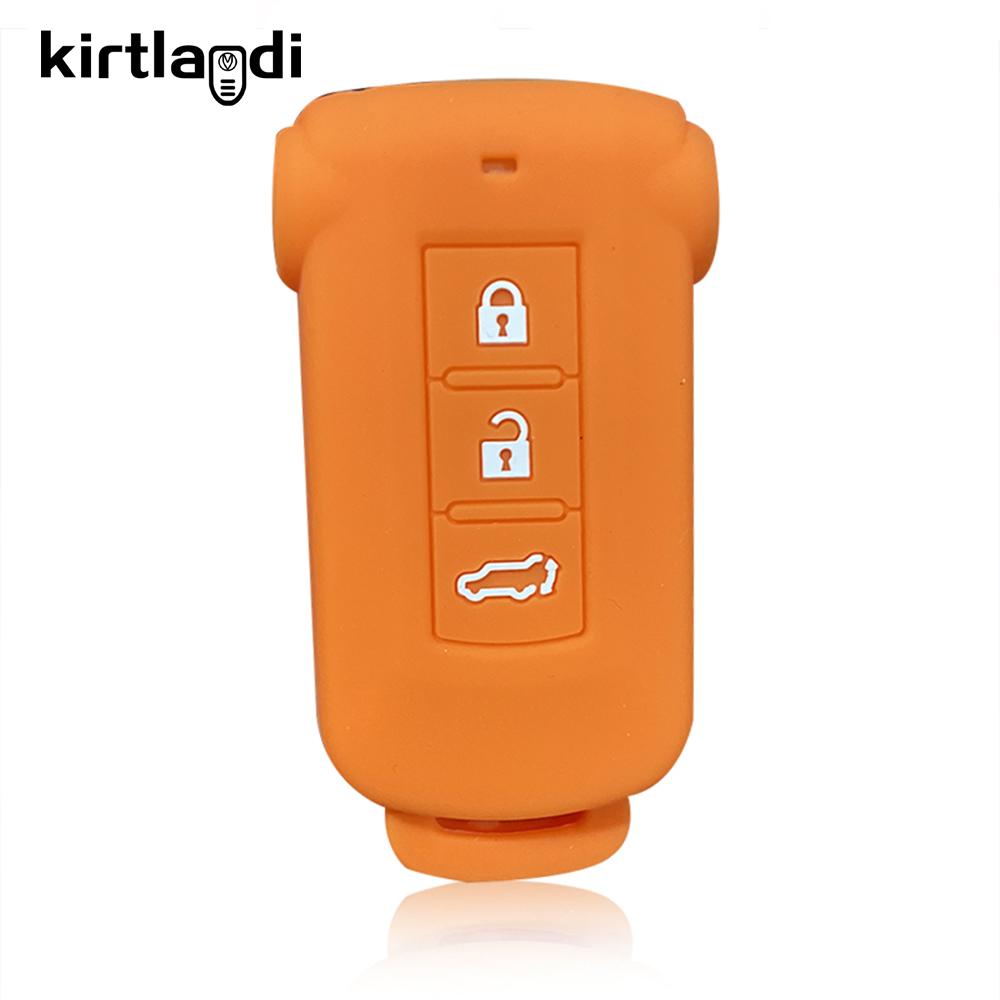 Kirtlandi For Mitsubishi Delica D5 Car Key Cover Case For Mitsubishi Outlander 2014 Pajero Delica Key Chains Car Accessories Bag