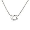 B7212500 Necklace K18 White Gold Women