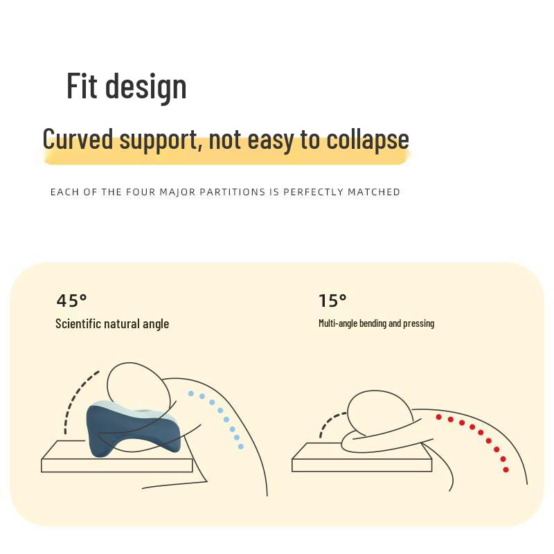 Portable U-Shaped Desk Nap Pillow for Cervical Support