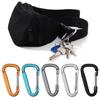 Outdoor Sports Equipment Safety Buckle Keychain Alloy Carabiner Climbing Button Camping Hiking Hook
