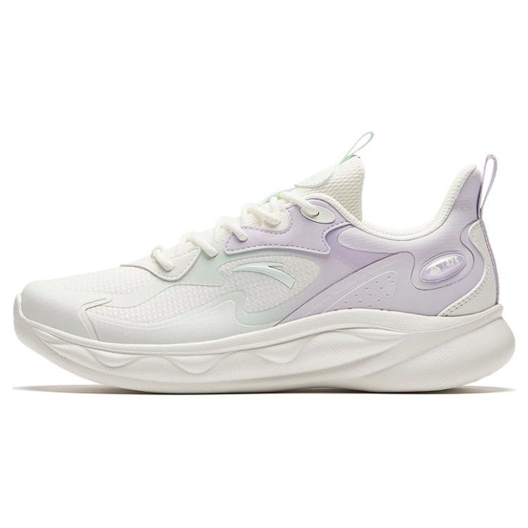 ANTA Casual Running Shoes White Purple Green Women 922345577-1 37.5