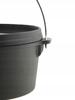 3L CAST IRON HUNTING POT with LID, SOLID, FOR CAMPFIRE, GRILL