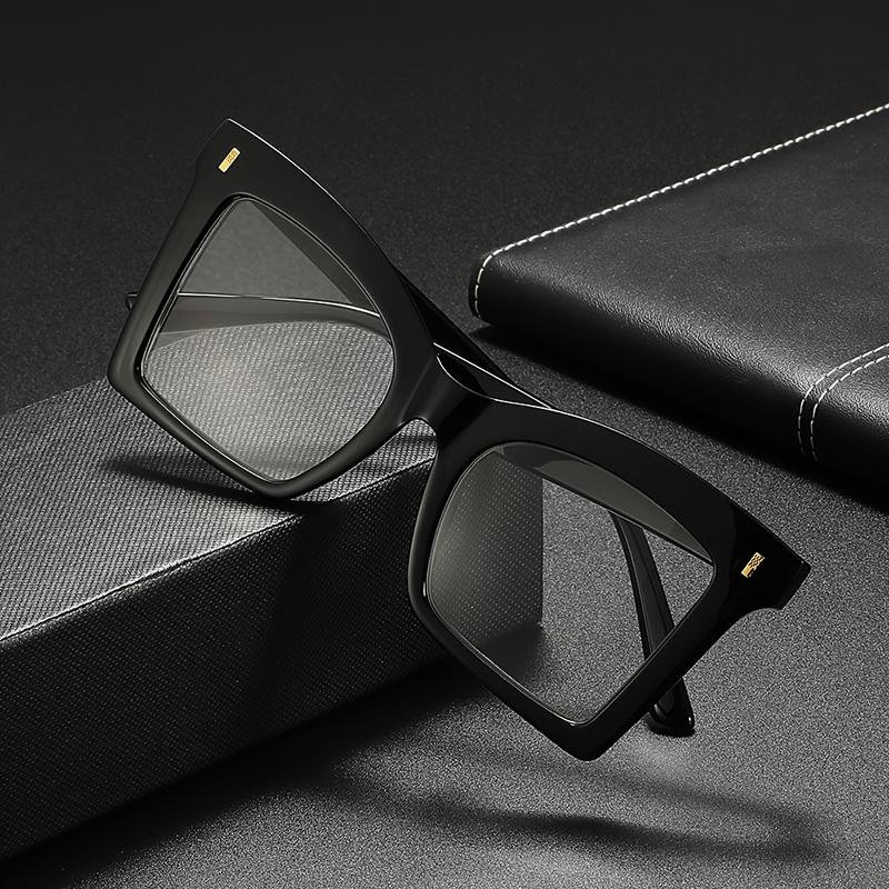 Classic Black Frame Presbyopia Glasses Big Frame Blocking Blue Light Reading Glasses Eyewear +1.0+1.5+2.0+3.0+3.5+4.0 Unisex