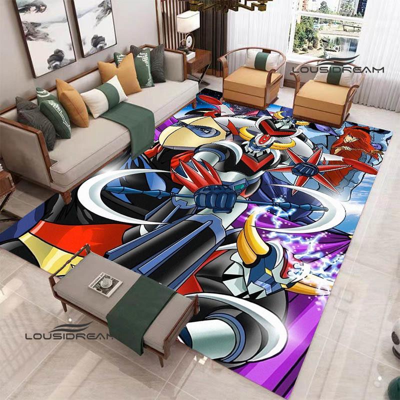Tapis 3D OVNI ROBO GRENDIZER GOLDORAK Tapis antidérapant Tapis d'extérieur Tapis de zone Tapis de décoration pour la maison la chambre à coucher Tapis pour chambre à coucher Cadeau d'anniversaire