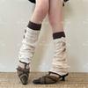 Summer Japanese-style Slimming Slouchy Socks Vintage Button Patchwork Leg Warmers Spice Girl Subculture Student Versatile Leg Warmers