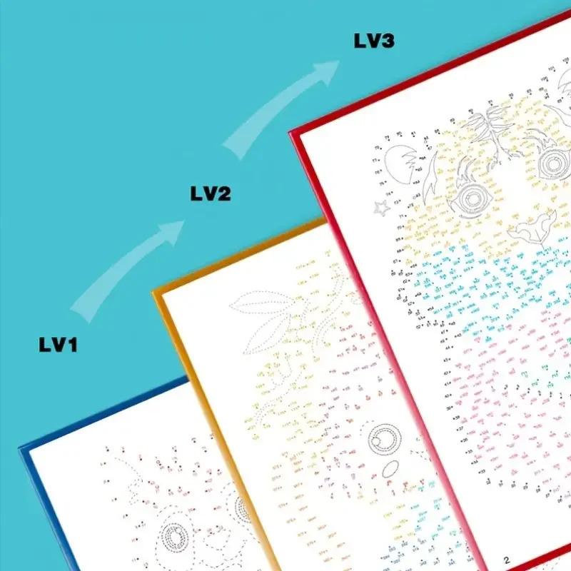 44 Pattern Focused Training Book Digital Connectivity And Coloring Book Set 3 Different Difficulty Levels
