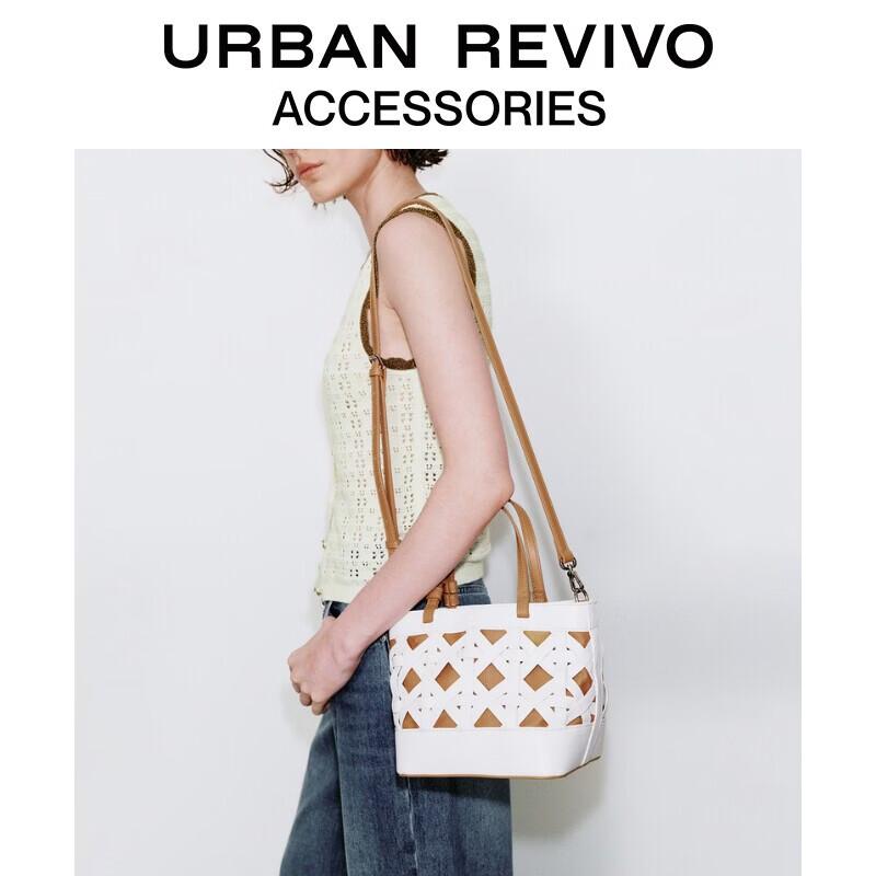 URBAN REVIVO Women s Hollow Out Handbag One Size