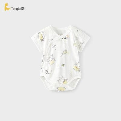 TONGTAI Baby Short-Sleeve Cotton Bodysuit