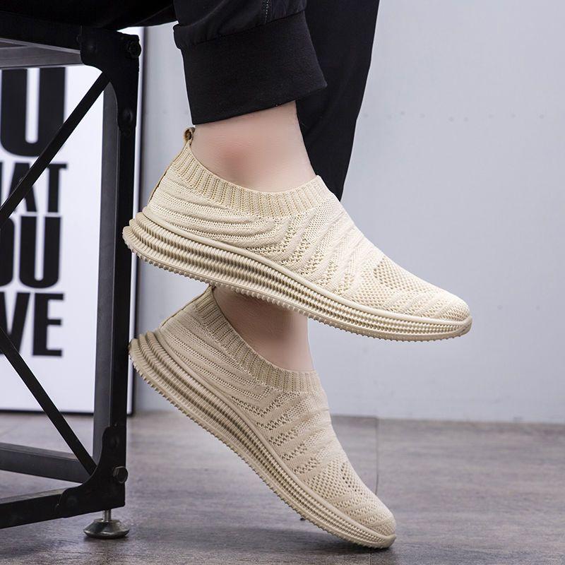 Spring and Summer Mesh Breathable Casual Shoes Men's Lightweight Wear-resistant Non-slip Running Shoes