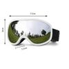 Spherical Anti-fog Ski Goggles With Dual Lens Design, Suitable for Both Men and Women, Providing Windproof and UV Protection