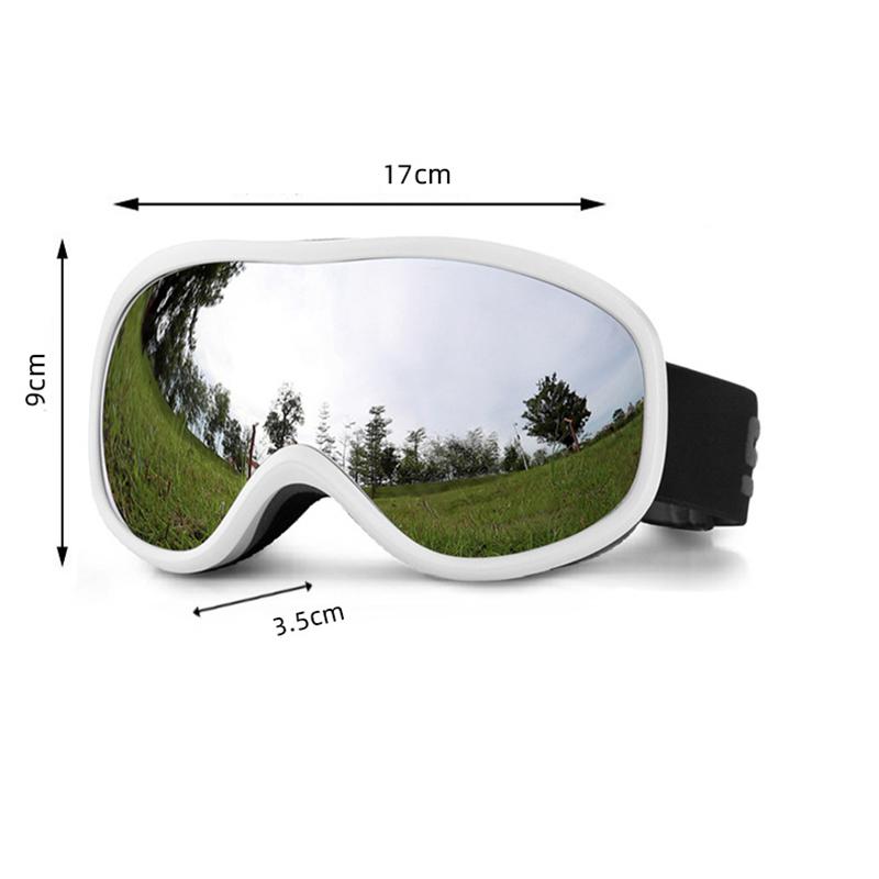 Spherical Anti-fog Ski Goggles With Dual Lens Design, Suitable for Both Men and Women, Providing Windproof and UV Protection