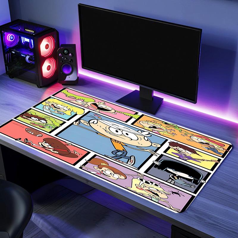 The Loud House2 Mouse Pad - Non-Slip Rubber Base, Smooth Surface for Work,Gaming,Office,And Home Use, Desk Mouse Pad
