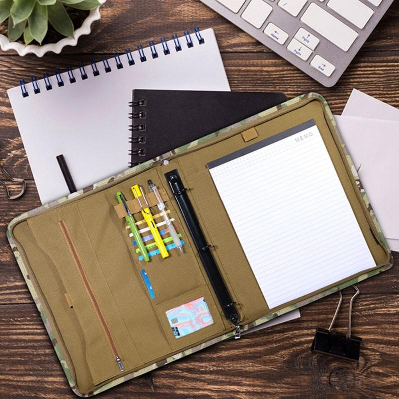 Geräumige Ledermappen mit mehreren Fächern und Taschen zur Organisation, essentielle Größe 14x11 Zoll